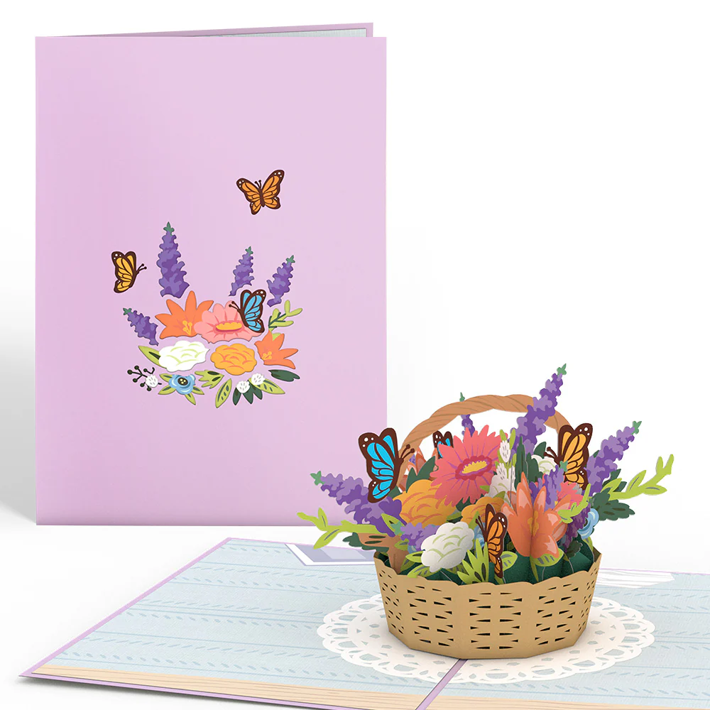 Flower Basket Pop-Up Card