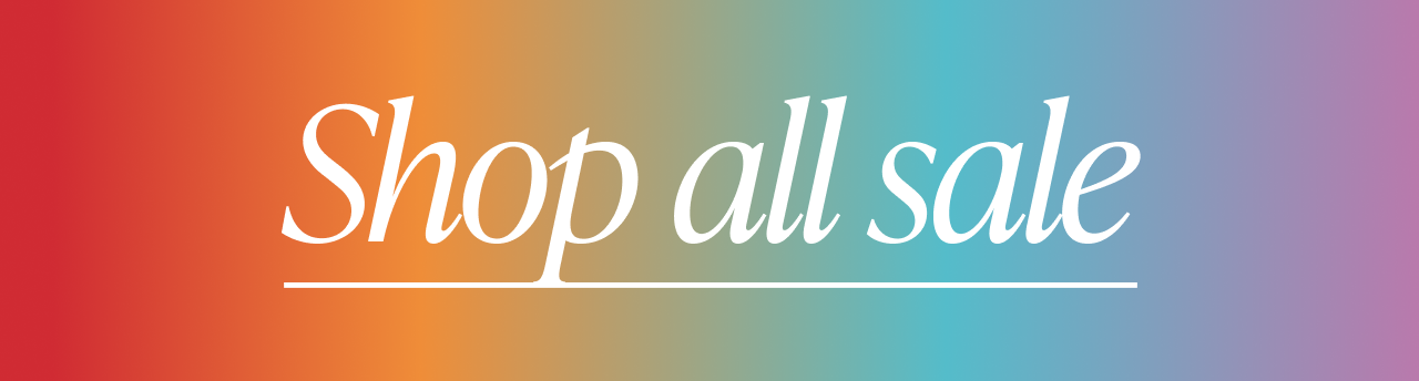 Gradient banner reading Shop all sale
