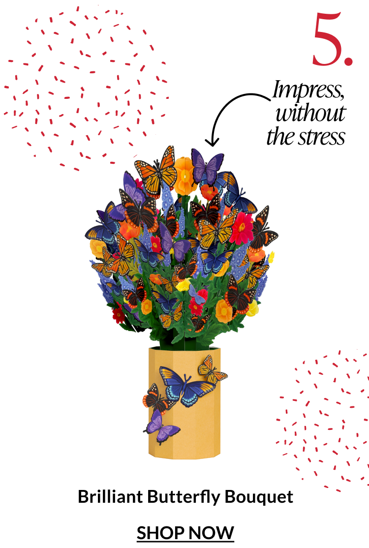 Brilliant Butterfly Bouquet featuring colorful butterflies and flowers in a vase