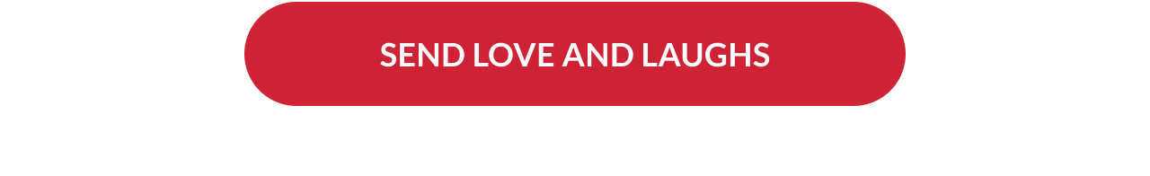 Send love and laughs button on red background