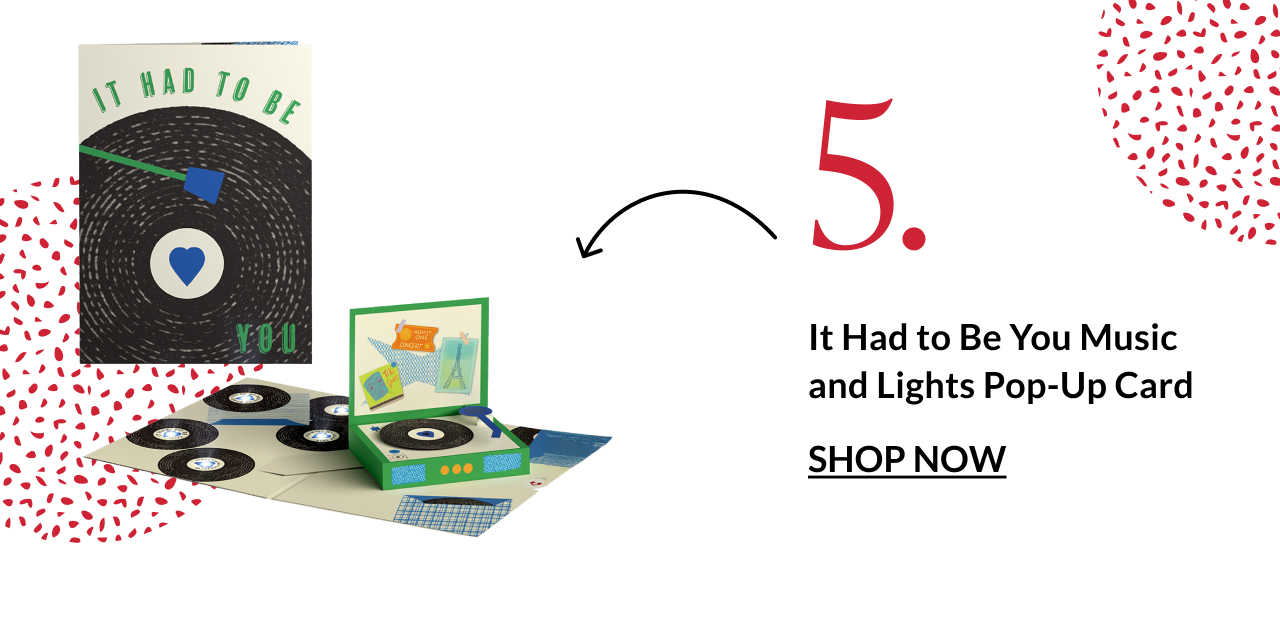 Musical Valentine pop-up card with lights