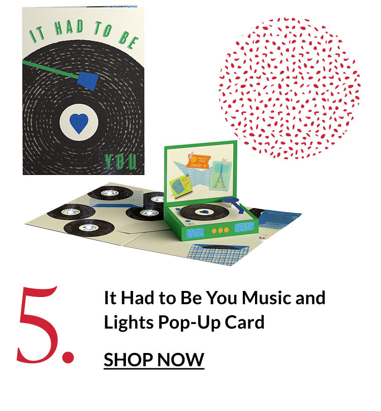 Musical Valentine pop-up card with lights
