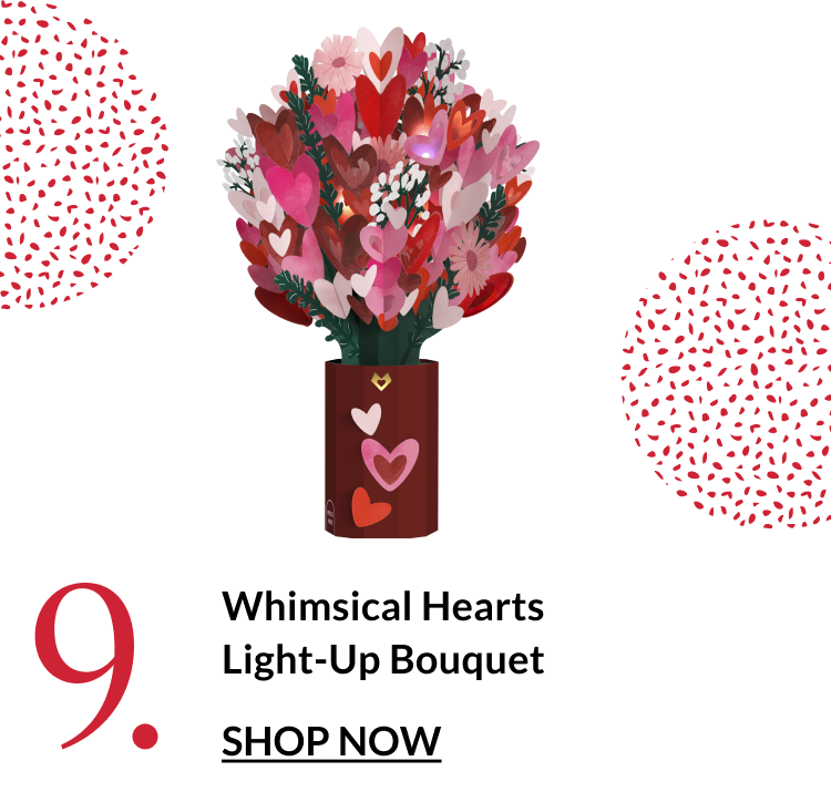 Light-up heart bouquet Valentine gift