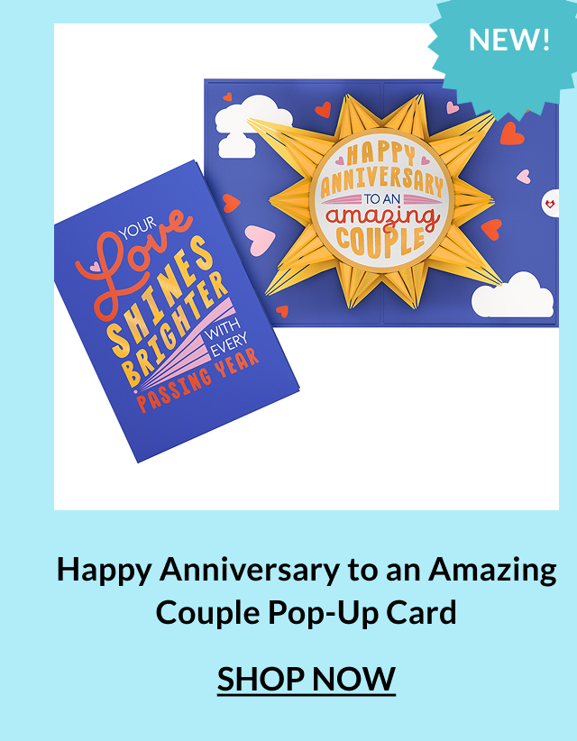 Anniversary pop-up card for an amazing couple