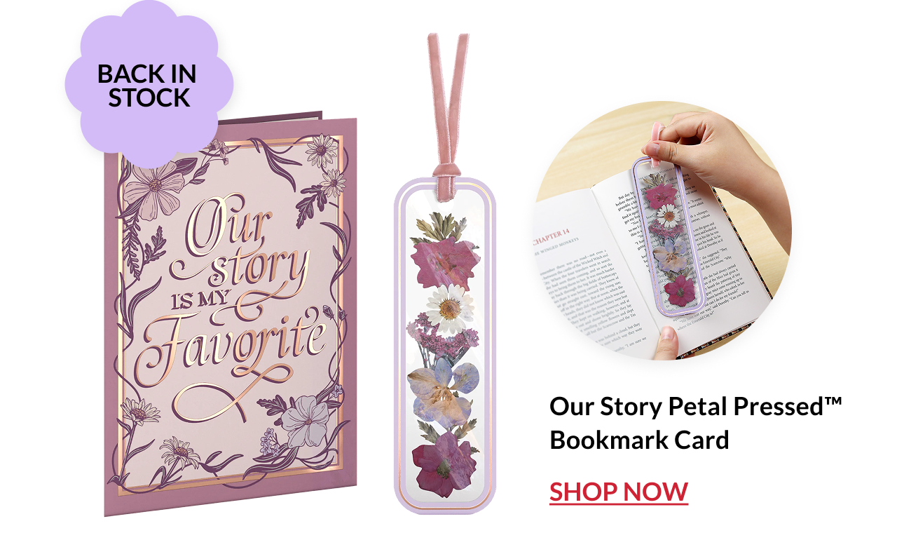 Petal Pressed bookmark card product image
