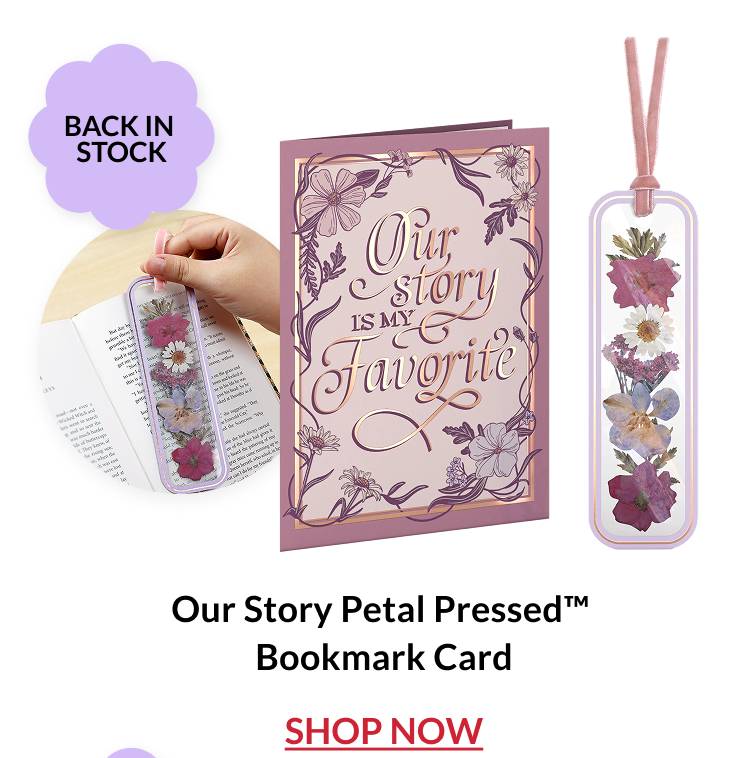 Petal Pressed bookmark card product image