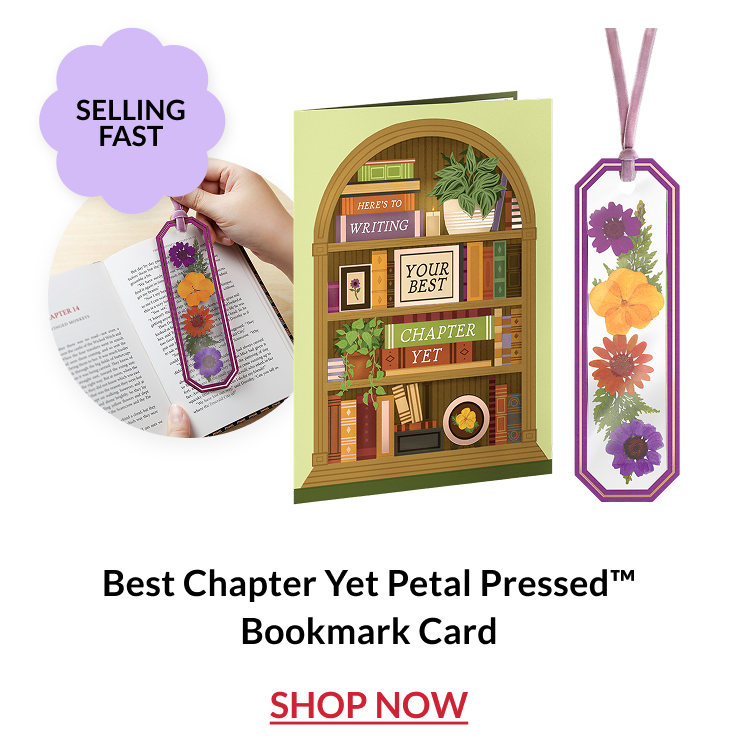 Petal Pressed bookmark card product image