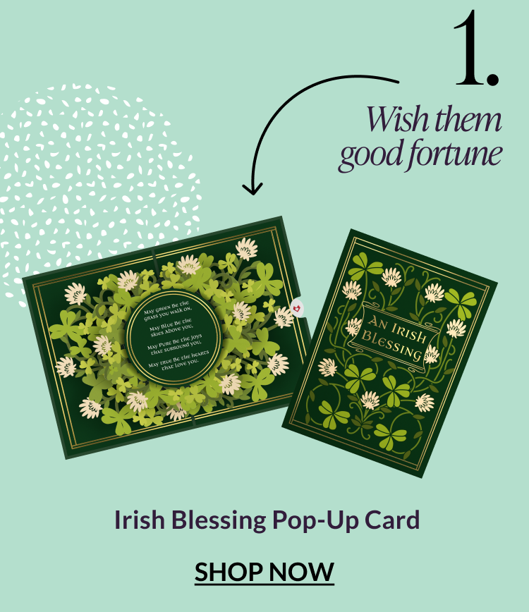 Irish Blessing Pop-Up Card