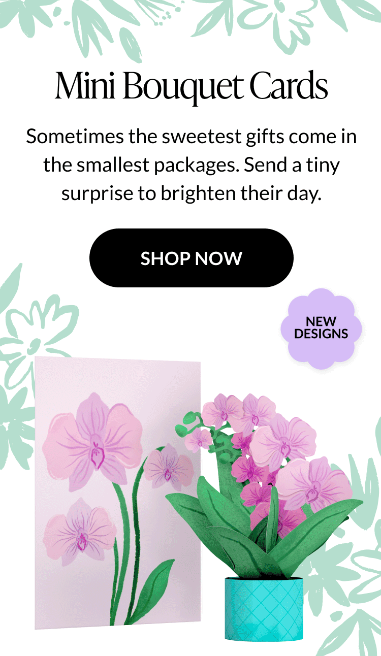 Mini Bouquet Cards. Shop now.