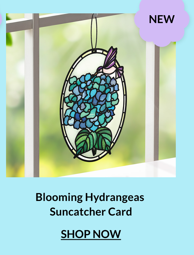 Shop LP9369 Blooming Hydrangeas Suncatcher Card