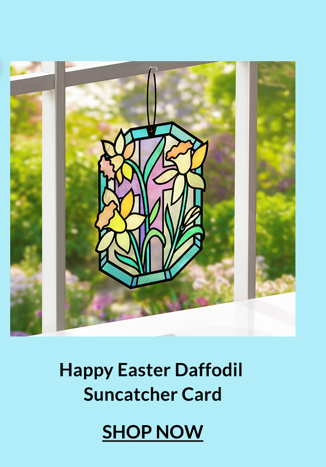 Shop LP6049 Happy Easter Daffodil Suncatcher Card
