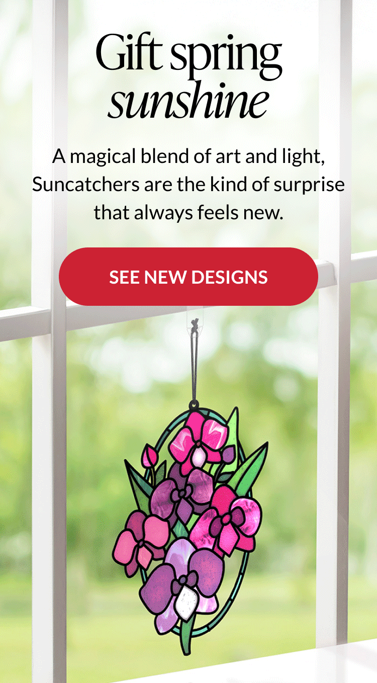 Shop new Suncatcher Cards for spring and Easter