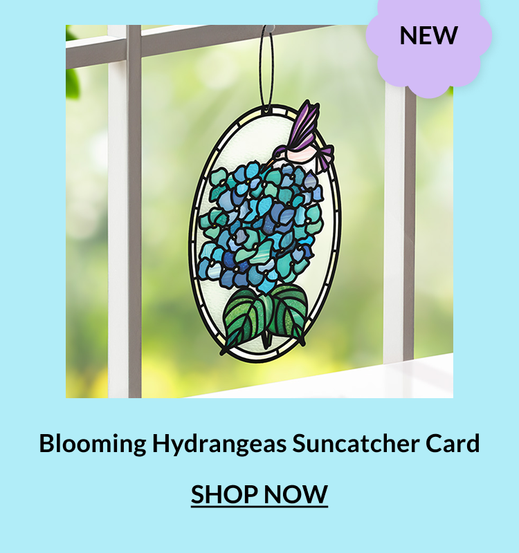 Shop LP9369 Blooming Hydrangeas Suncatcher Card