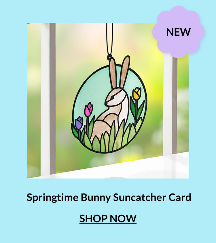 Shop LP9633 Springtime Bunny Suncatcher Card