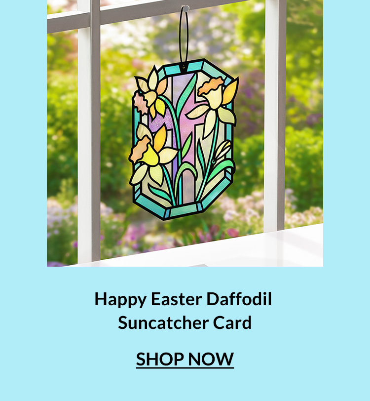 Shop LP6049 Happy Easter Daffodil Suncatcher Card