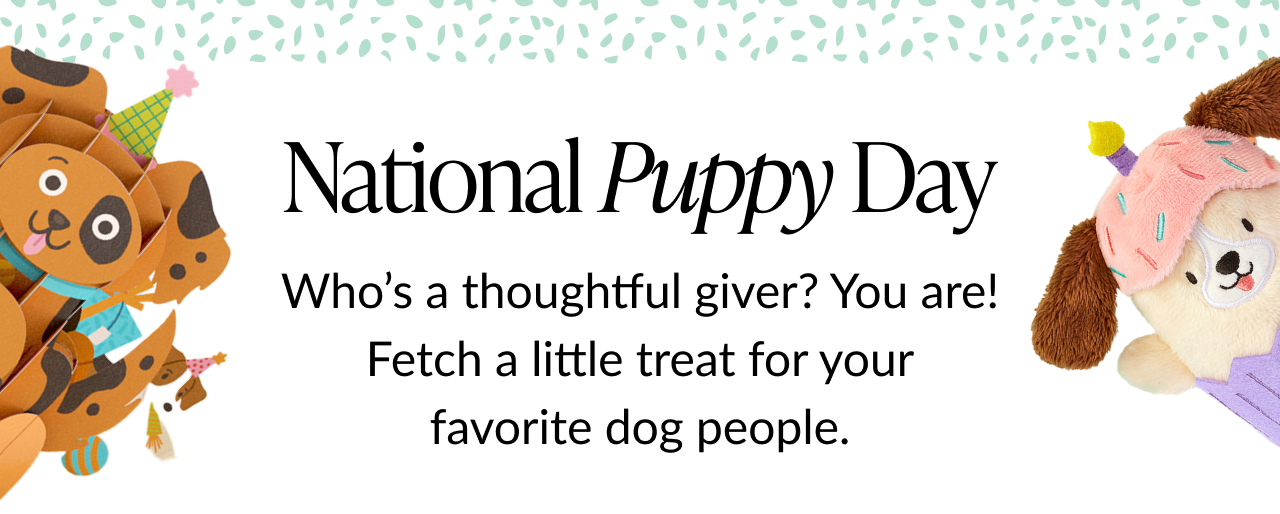 National Puppy Day birthday card collection