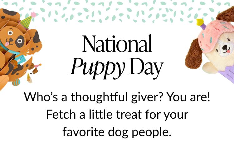 National Puppy Day birthday card collection
