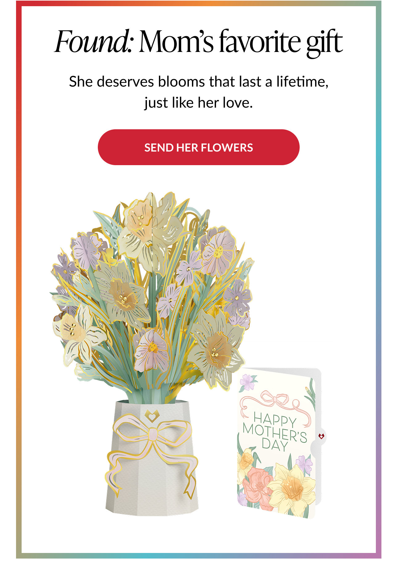 Forever by design — Luxe Bouquet lifestyle banner