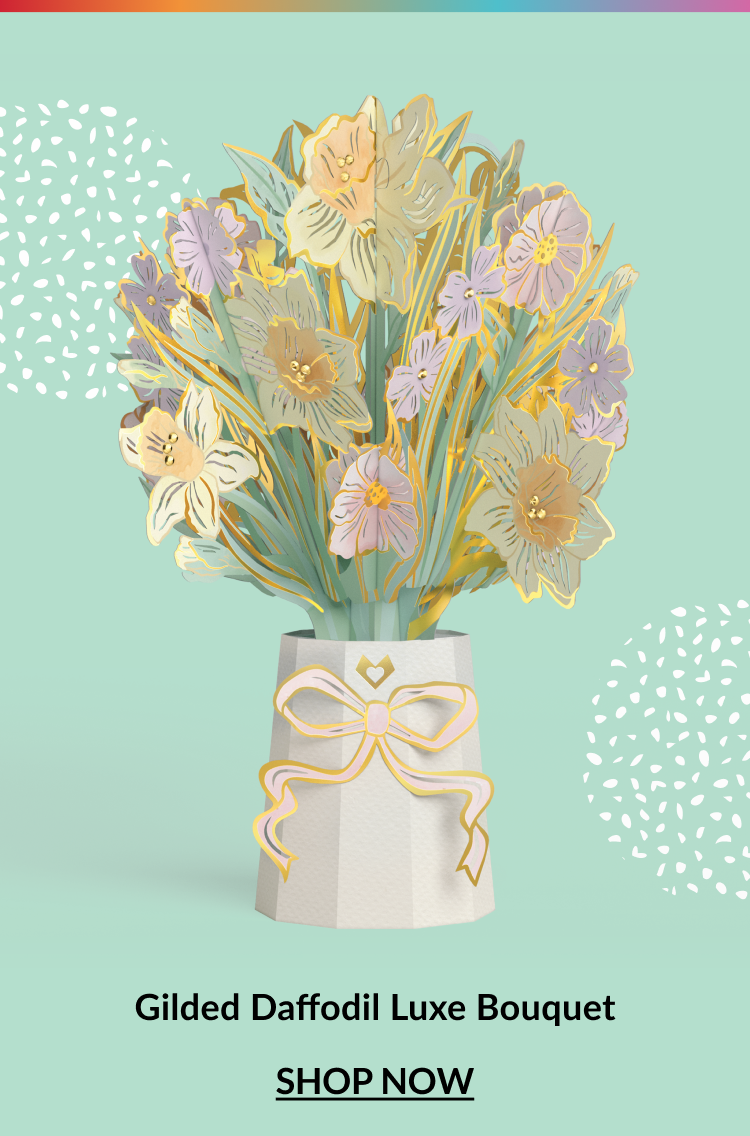 Gilded Daffodil Luxe Bouquet product feature