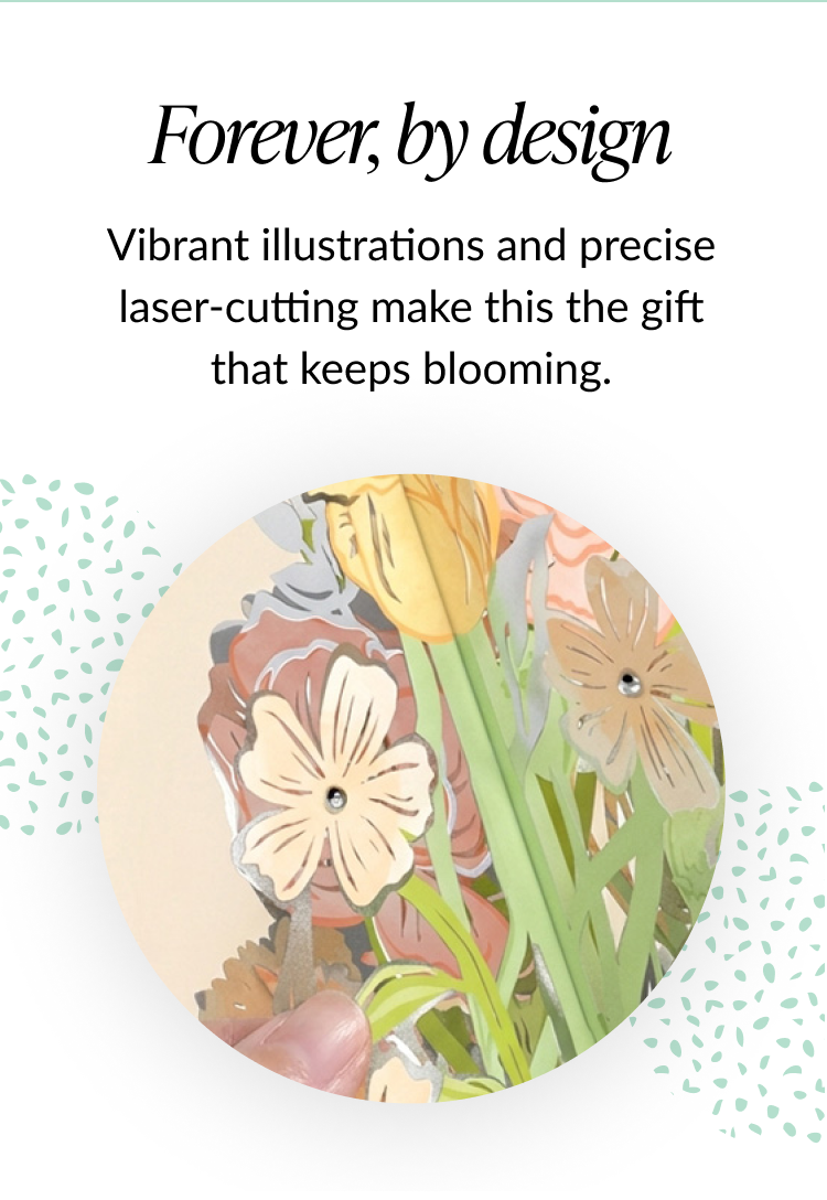 Forever by design — Luxe Bouquet lifestyle banner