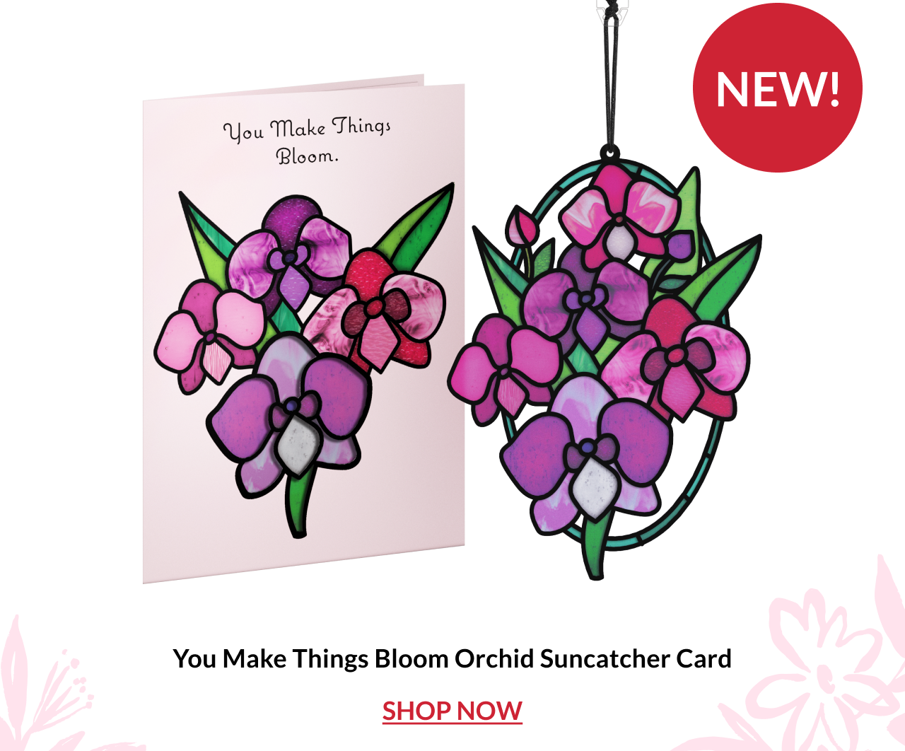 Section intro showcasing vibrant suncatcher card collection