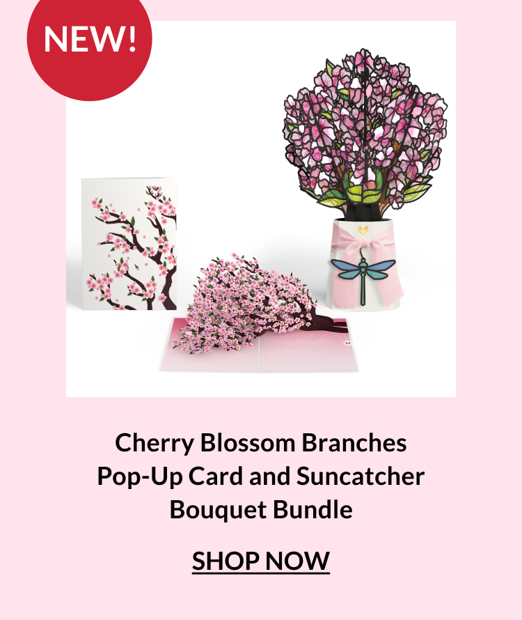 Bundle gift section featuring suncatcher bouquets