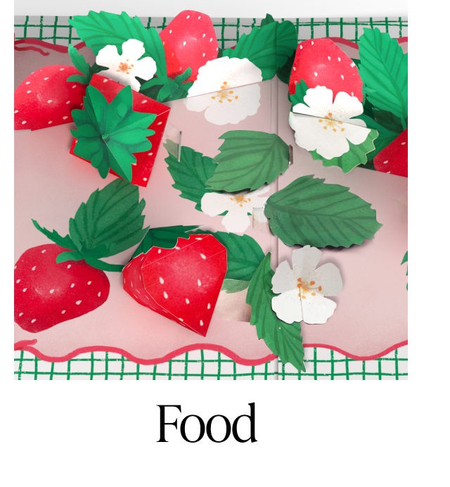 Food greeting cards category tile