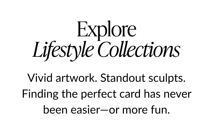 Explore lifestyle collections feature grid