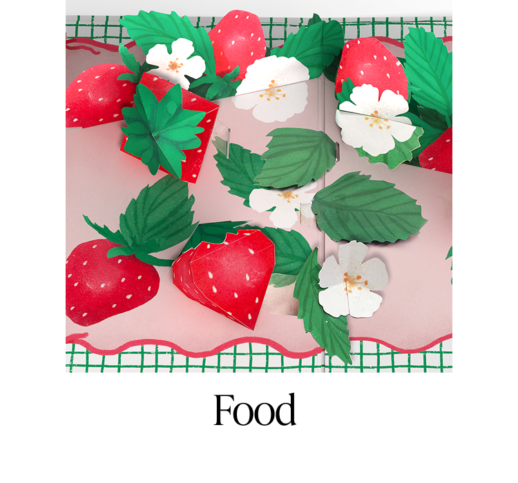 Food greeting cards category tile