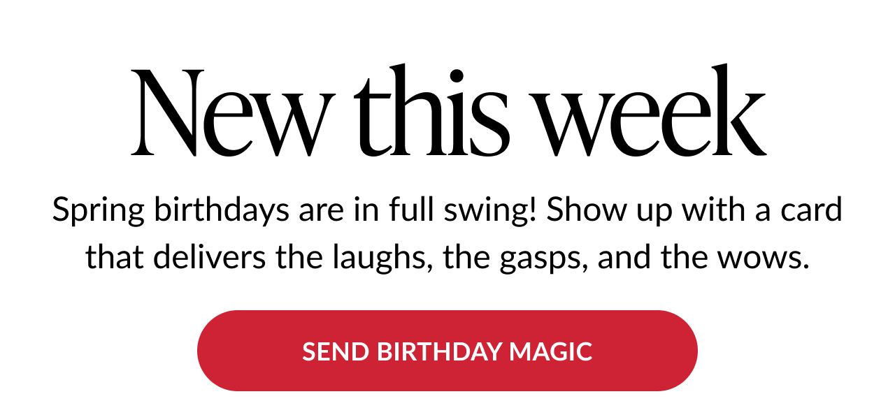 NEW Birthday cards hero banner