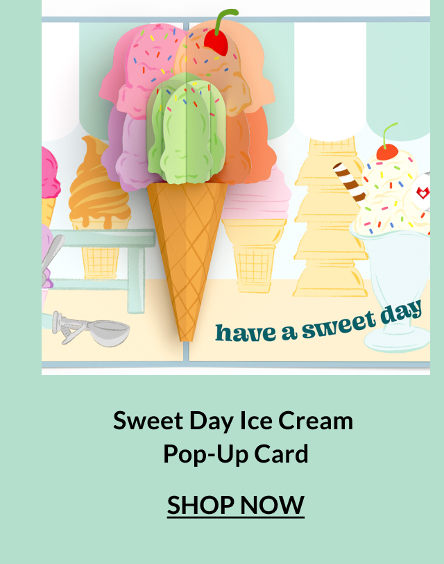 Sweet Day Ice Cream Pop-Up Card
