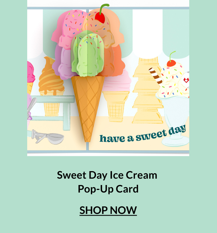 Sweet Day Ice Cream Pop-Up Card