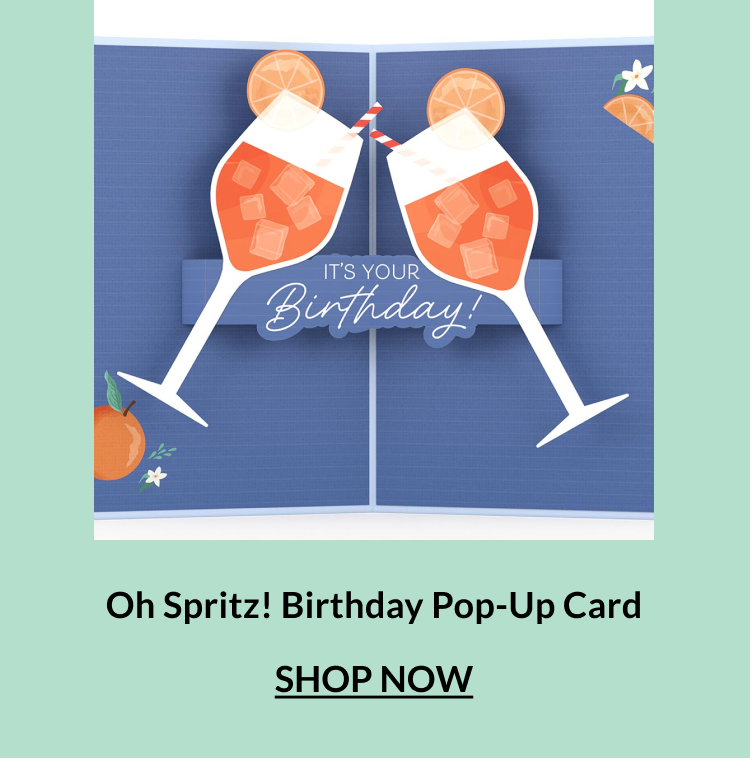 Oh Spritz! Birthday Pop-Up Card