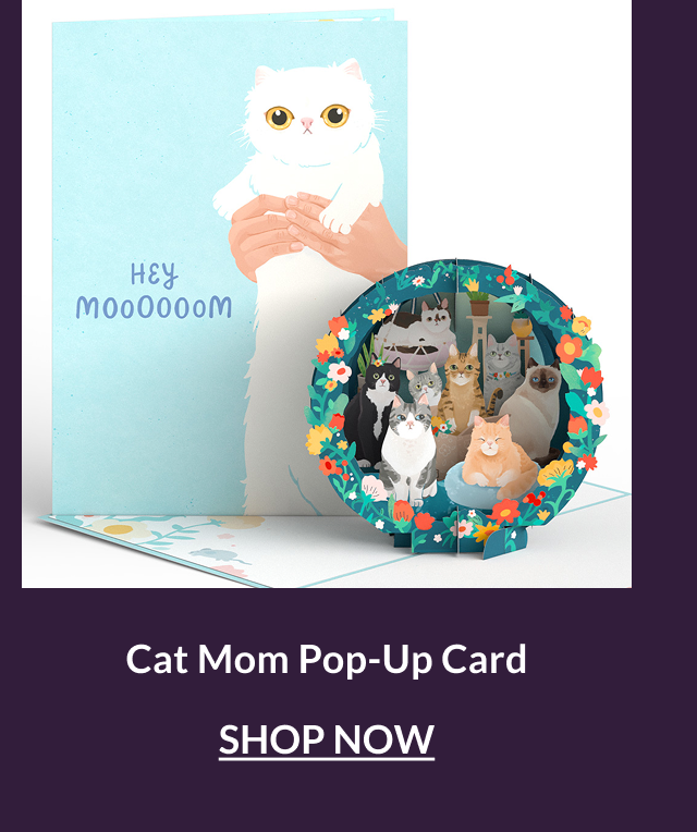 Cat Mom Pop-Up Card