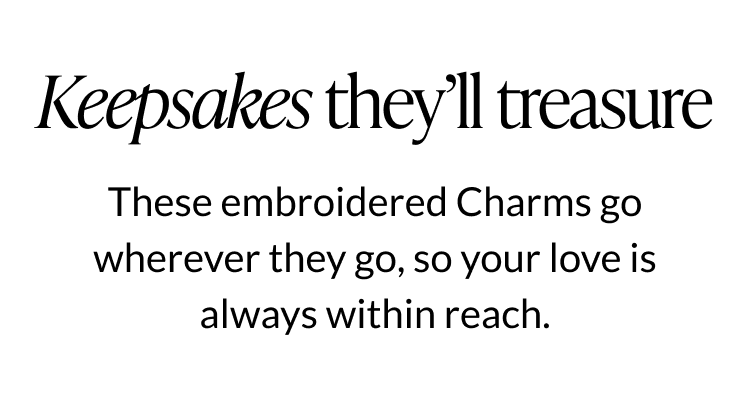 Keepsakes they'll treasure section header