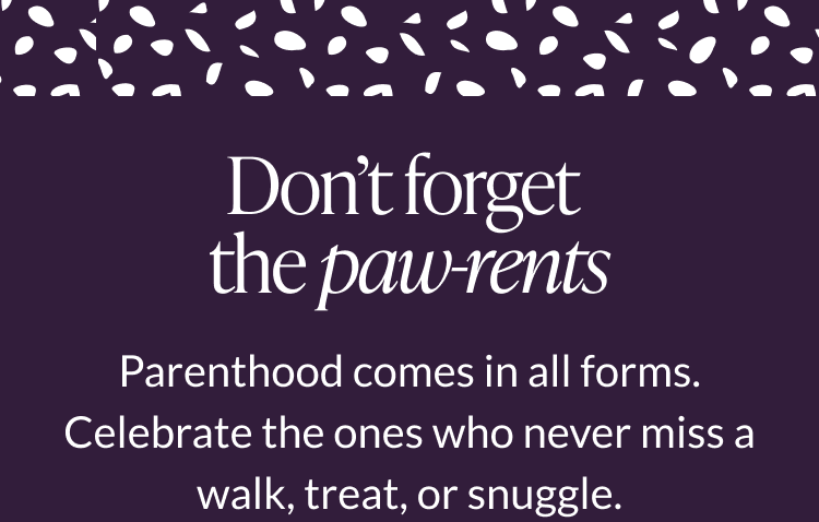 Don't forget the paw-rents section header