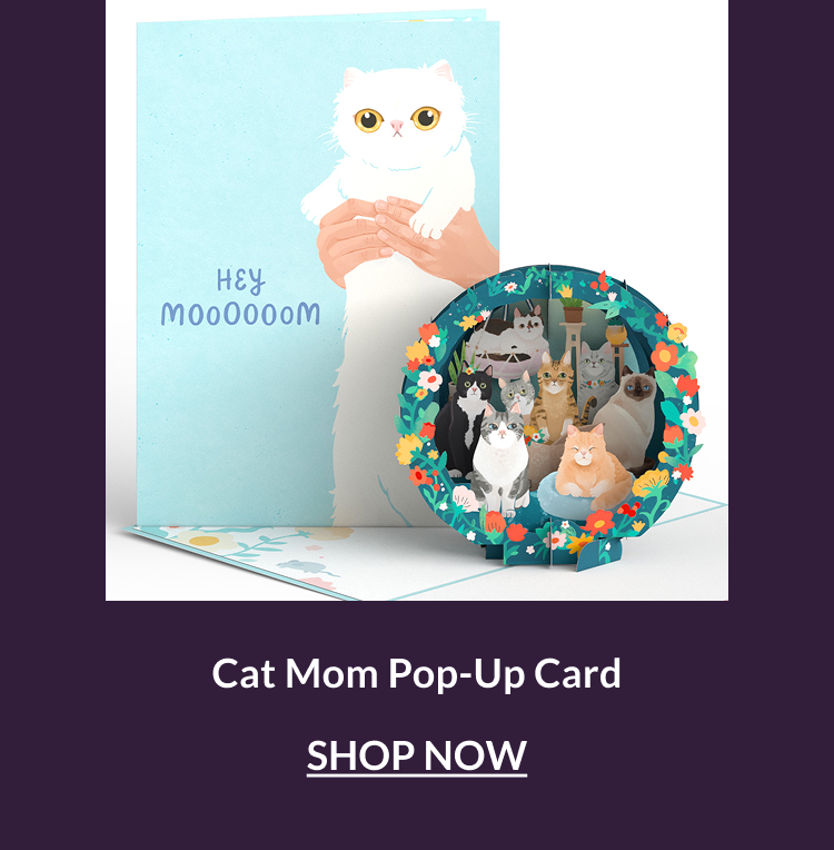 Cat Mom Pop-Up Card