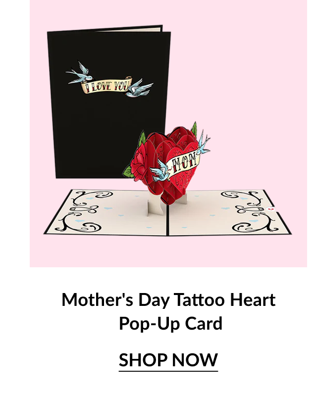 Mother's Day Tattoo Heart Card