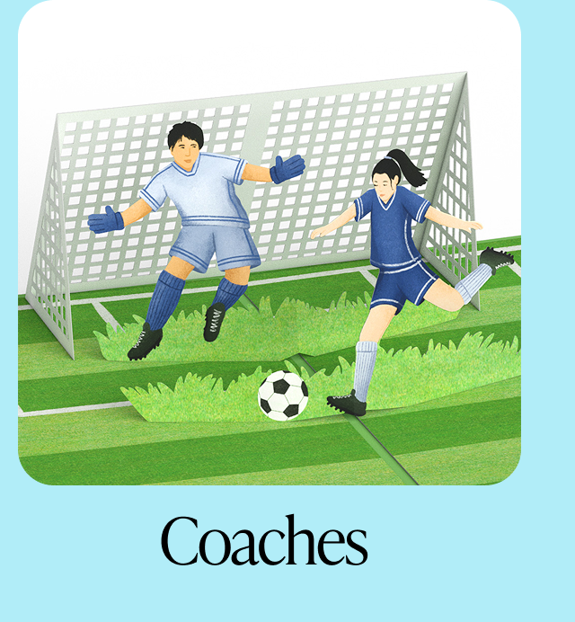Coaches — sports greeting cards
