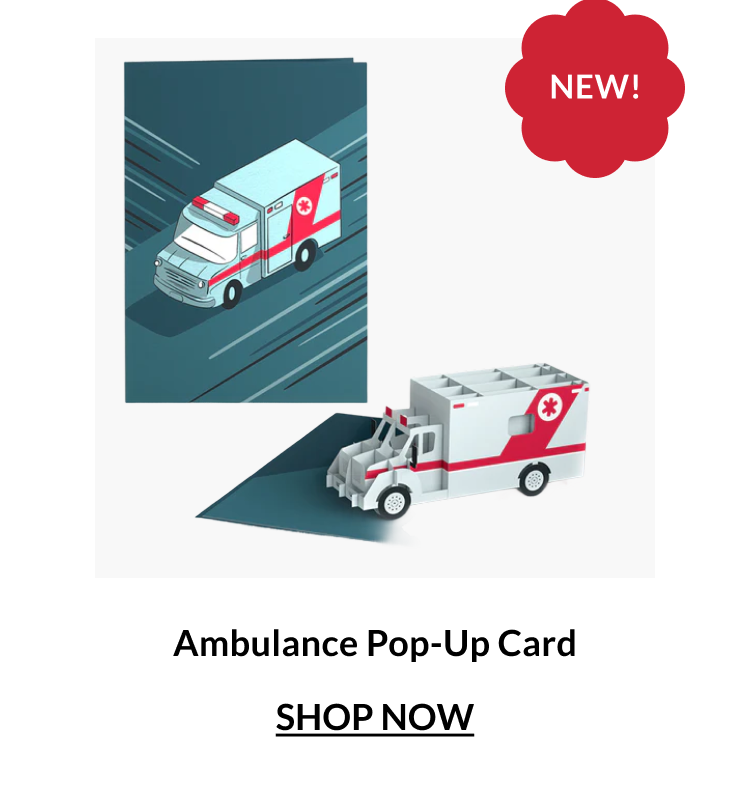 Ambulance Pop-Up Card