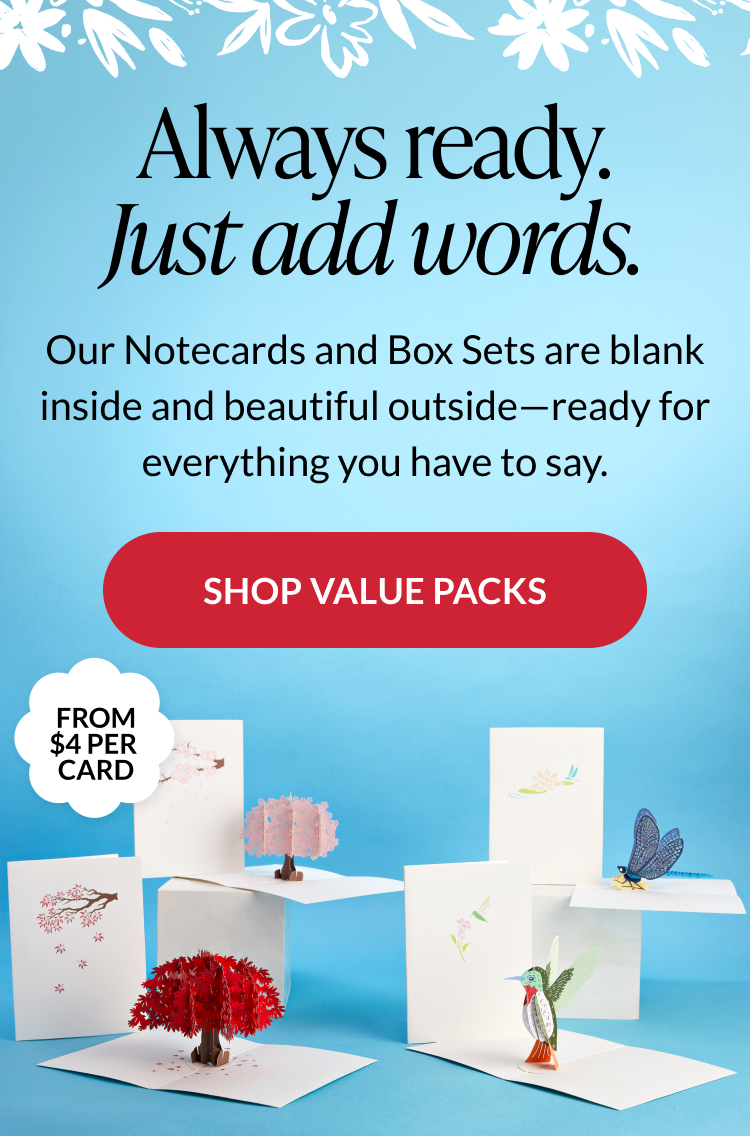 Lovepop Notecard Packs and Box Sets Shop All