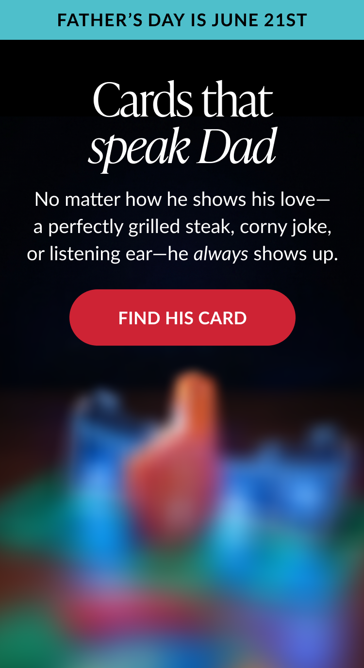 Shop Father's Day pop-up greeting cards