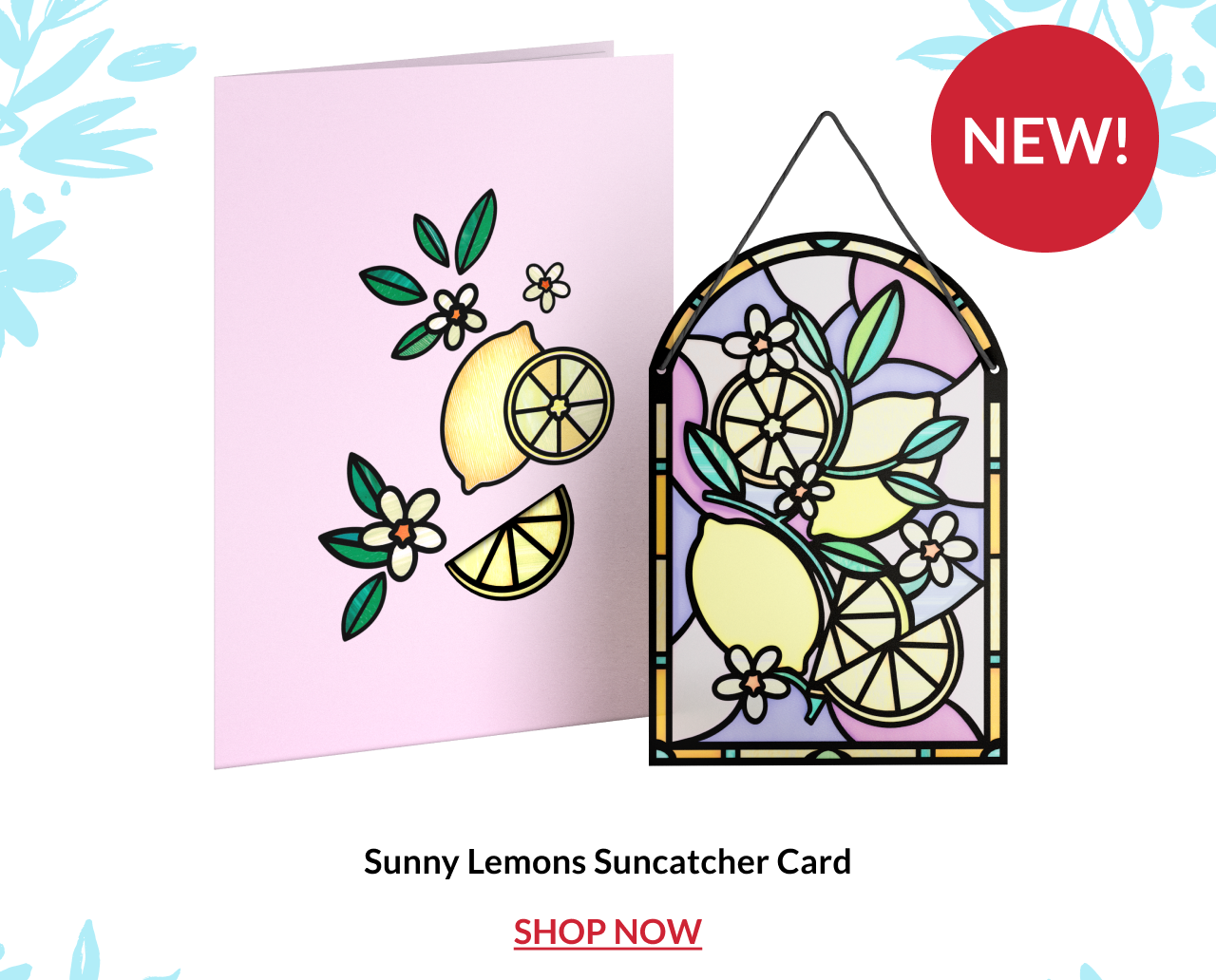 Sunny Lemons Suncatcher Card