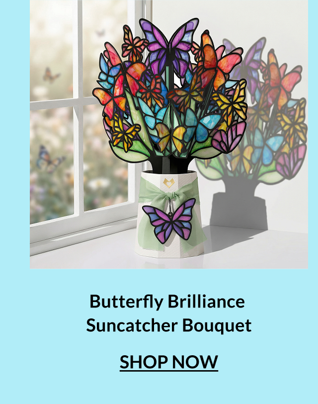 Butterfly Brilliance Suncatcher Bouquet