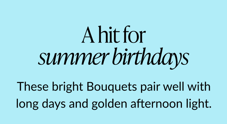 Suncatcher Pop-Up Bouquets — a hit for summer birthdays