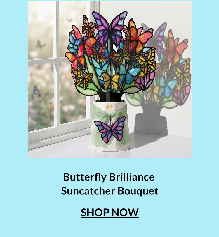 Butterfly Brilliance Suncatcher Bouquet