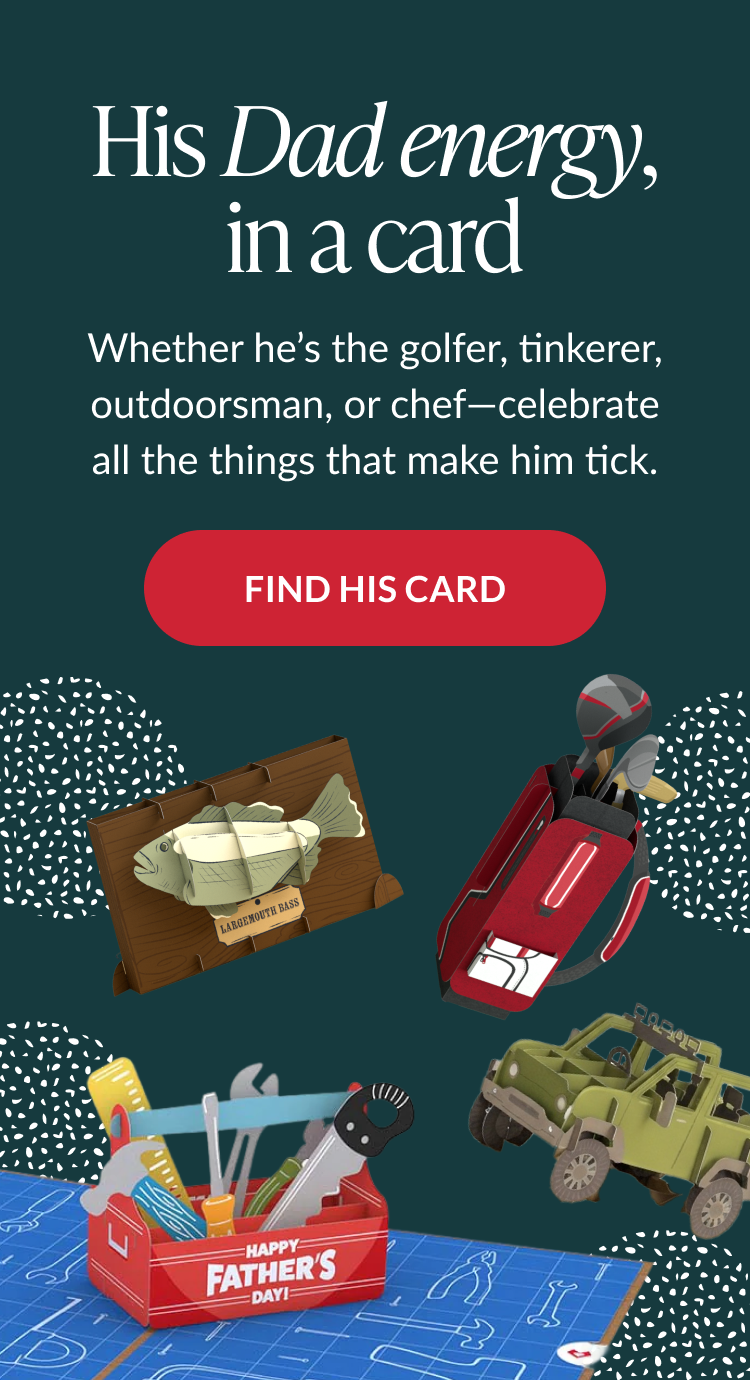 Father's Day cards and gifts for every father figure