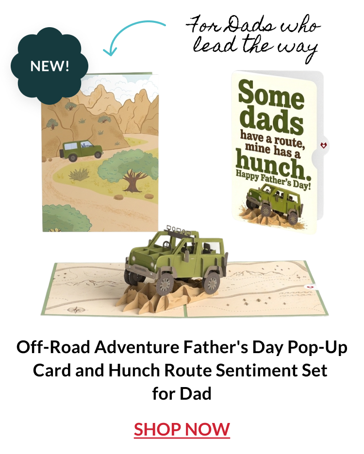 Off-road adventure Father's Day card and sentiment set