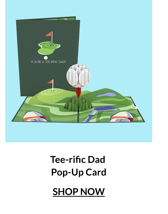 Tee-rific Dad pop-up card — $4 deal