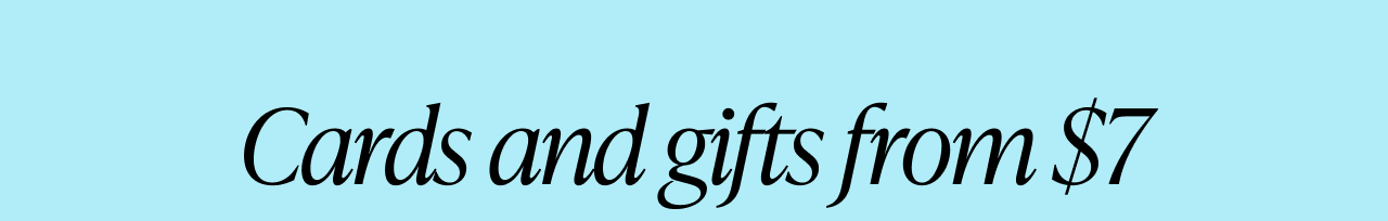 Father's Day cards and gifts from $7